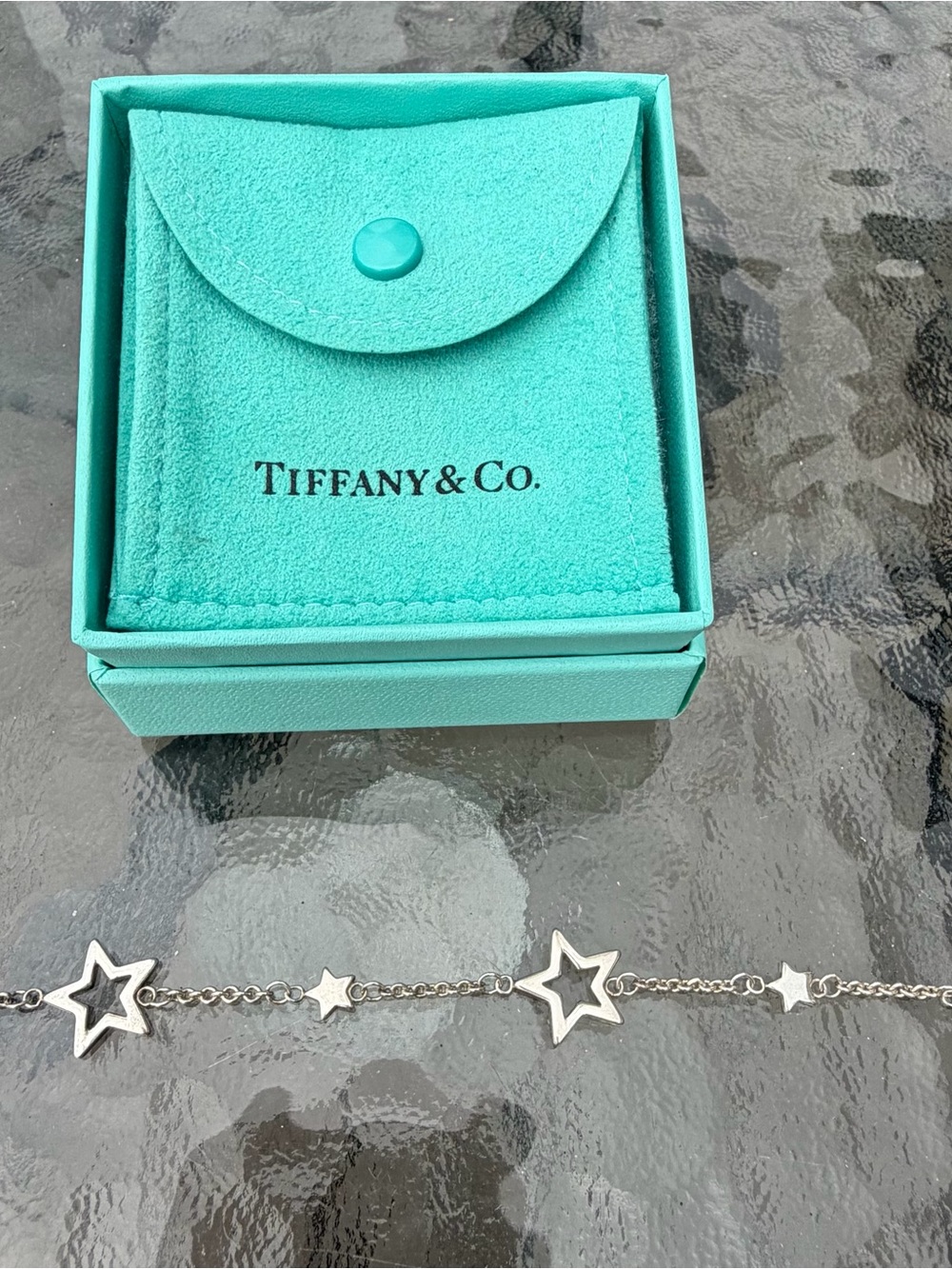 Tiffany & Co. Silver Star Motif Toggle Bracelet - Picture 6 of 7